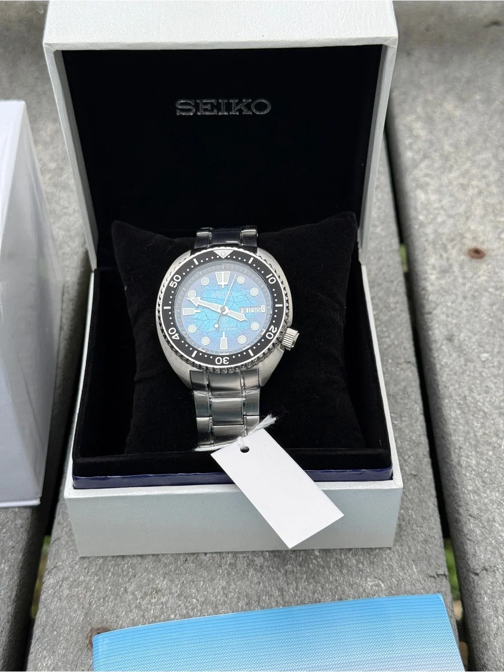 Seiko Prospex Special Edition Blue Dial Automatic Stainless Steel Watch mens